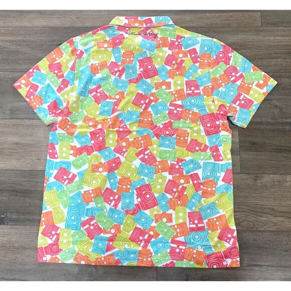 William Murray Golf Candid Cameras Polo Mens L Short Sleeve Retail Packaging - Picture 4 of 7